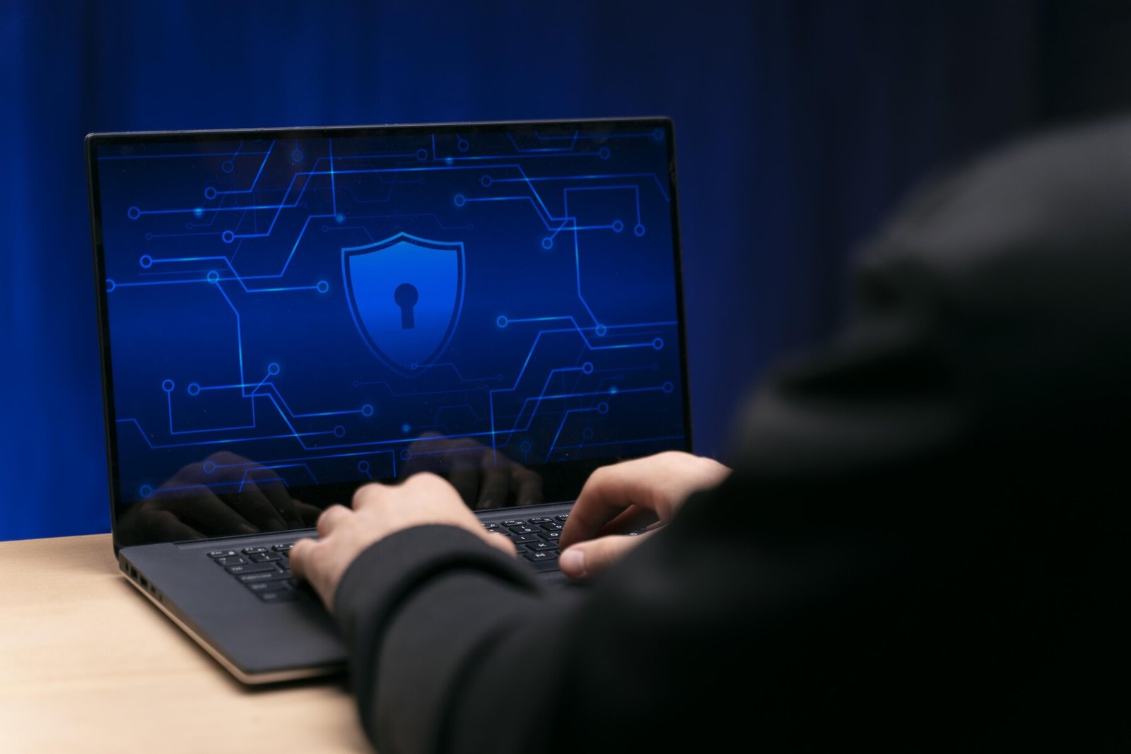 Cybersecurity operations and endpoint protection visual