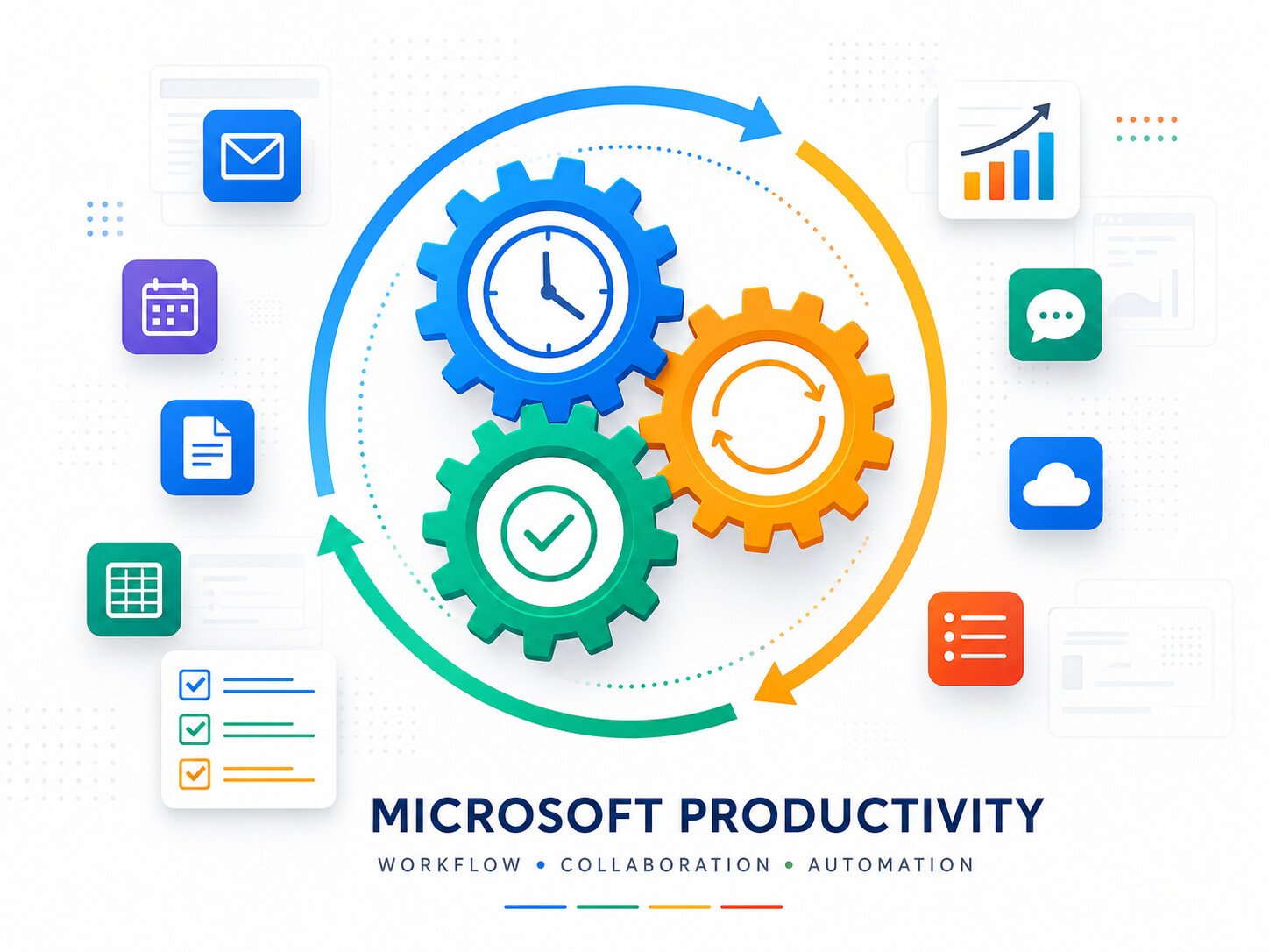 Microsoft productivity, licensing and cloud services visual