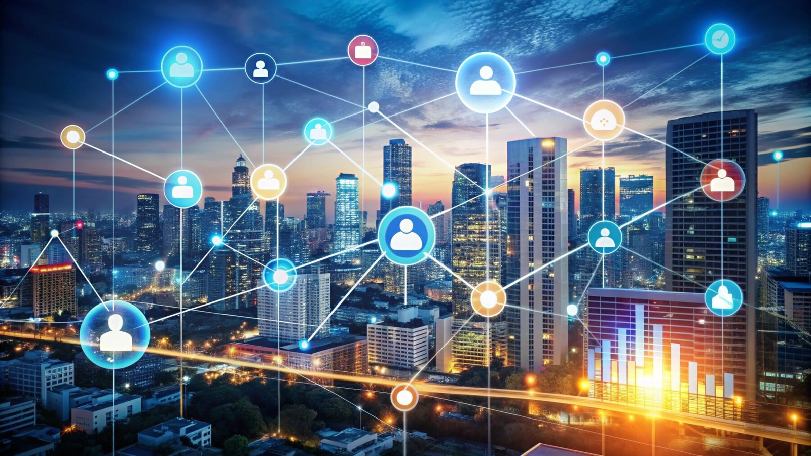 Networking, wireless and communications infrastructure visual